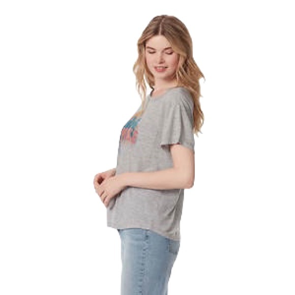 Jessica Simpson Women's Harlow Pocket Graphic Tee M NWT - Picture 3 of 17